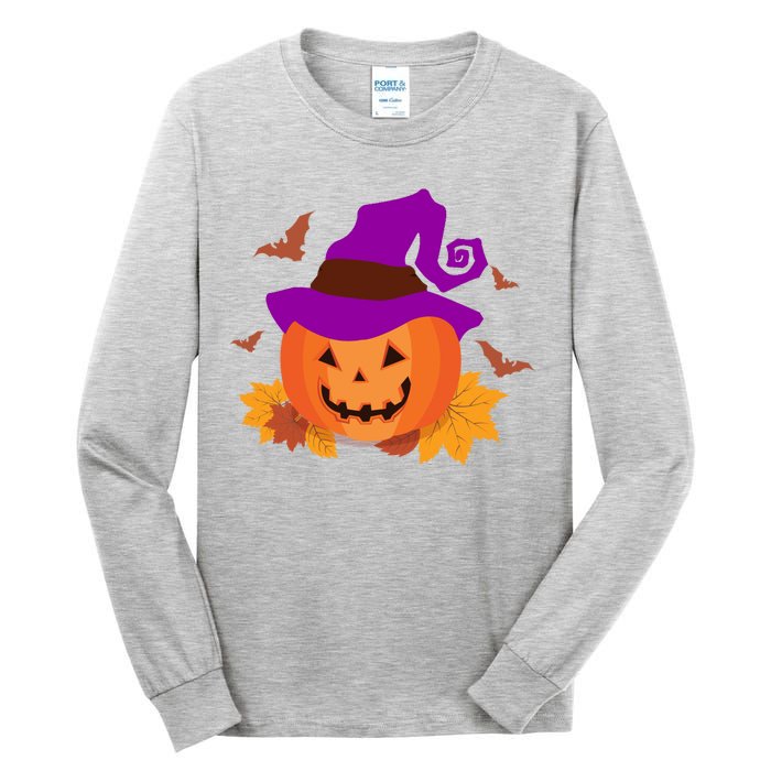 Autumn Pumpkin Halloween Tall Long Sleeve T-Shirt