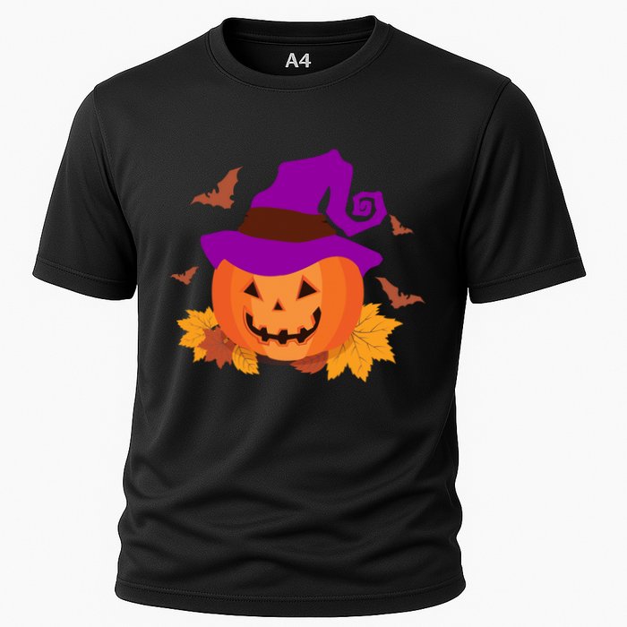 Autumn Pumpkin Halloween Cooling Performance Crew T-Shirt