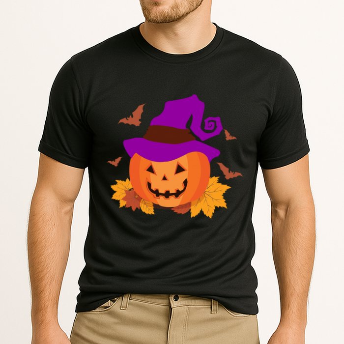 Autumn Pumpkin Halloween Cooling Performance Crew T-Shirt