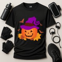 Autumn Pumpkin Halloween Cooling Performance Crew T-Shirt
