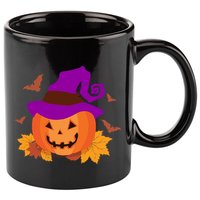 Autumn Pumpkin Halloween 11oz C Handle Ceramic Mug