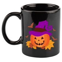 Autumn Pumpkin Halloween 11oz C Handle Ceramic Mug