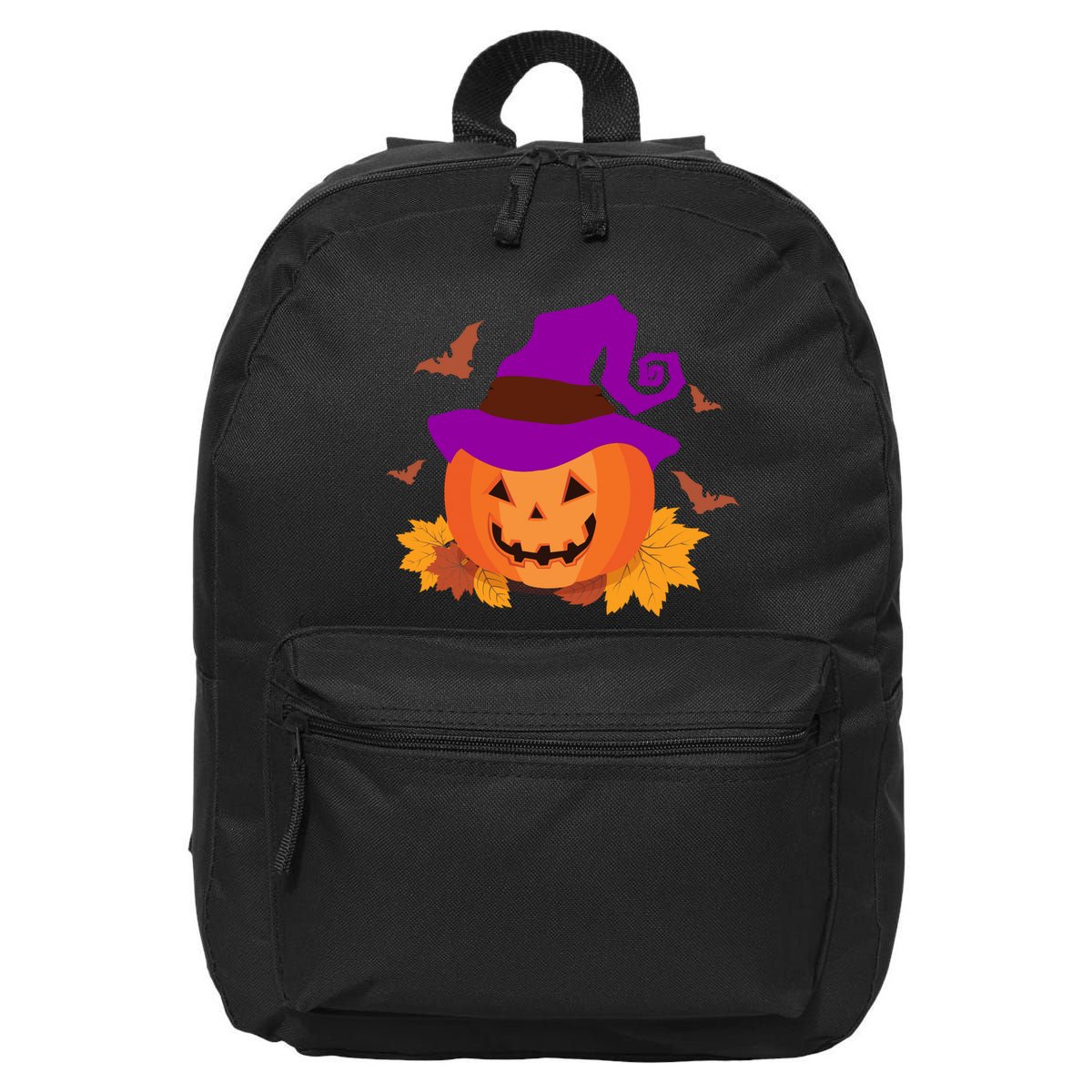 Autumn Pumpkin Halloween 16 in Basic Backpack