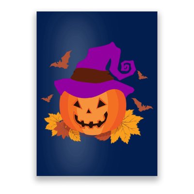 Autumn Pumpkin Halloween Poster