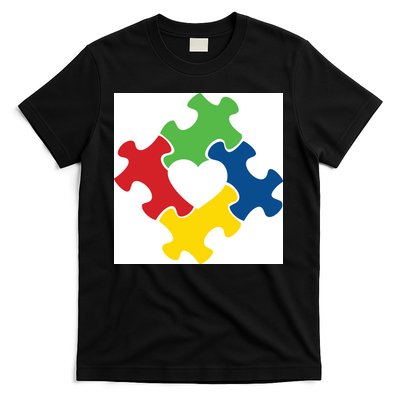 Autism Puzzle Heart T-Shirt