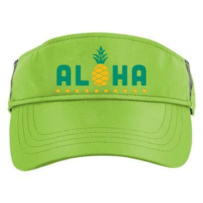 Aloha Pineapple Hawaiian Adult Drive Performance Visor