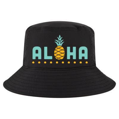 Aloha Pineapple Hawaiian Cool Comfort Performance Bucket Hat