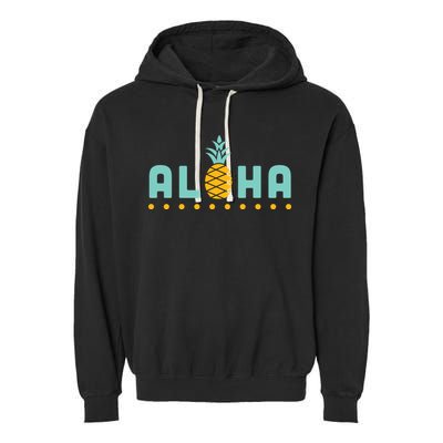 Aloha Pineapple Hawaiian Garment-Dyed Fleece Hoodie