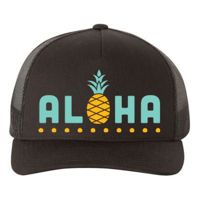 Aloha Pineapple Hawaiian Yupoong Adult 5-Panel Trucker Hat