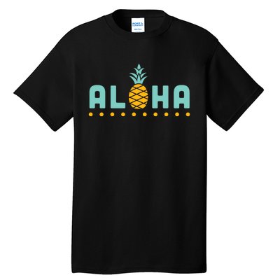 Aloha Pineapple Hawaiian Tall T-Shirt