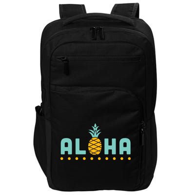 Aloha Pineapple Hawaiian Impact Tech Backpack