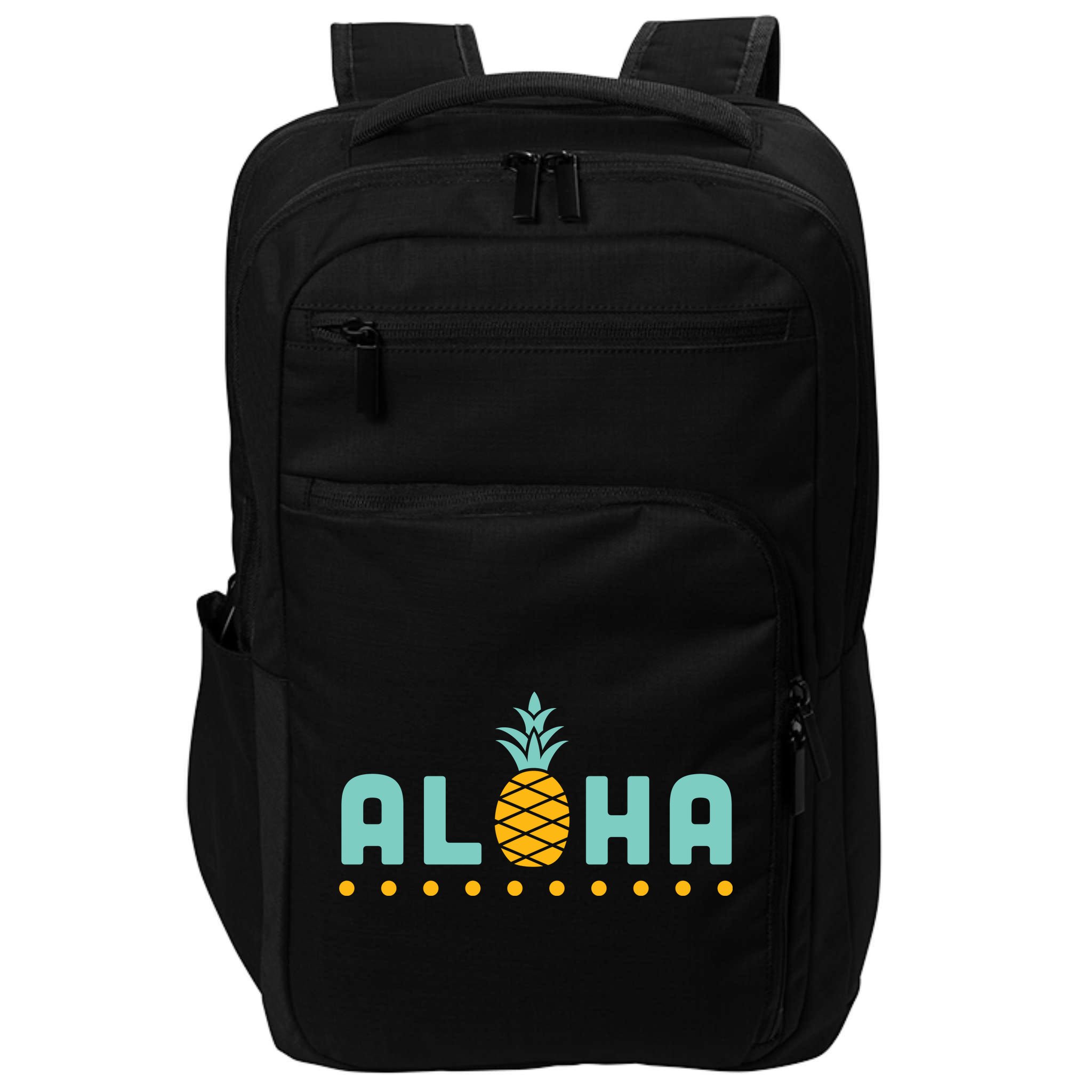 Aloha Pineapple Hawaiian Impact Tech Backpack