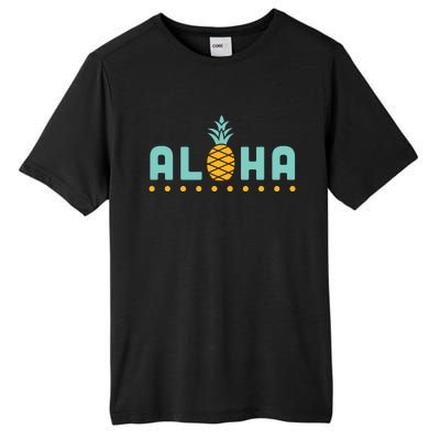 Aloha Pineapple Hawaiian Tall Fusion ChromaSoft Performance T-Shirt