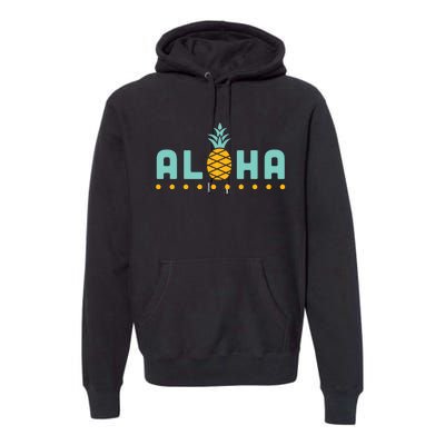 Aloha Pineapple Hawaiian Premium Hoodie