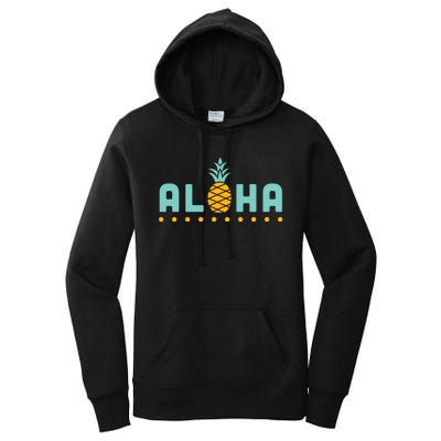 Aloha Pineapple Hawaiian Women's Pullover Hoodie