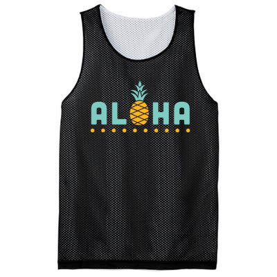 Aloha Pineapple Hawaiian Mesh Reversible Basketball Jersey Tank