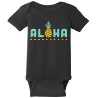 Aloha Pineapple Hawaiian Baby Bodysuit