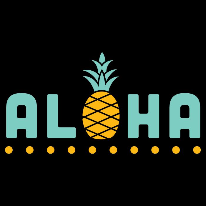 Aloha Pineapple Hawaiian Baby Bodysuit