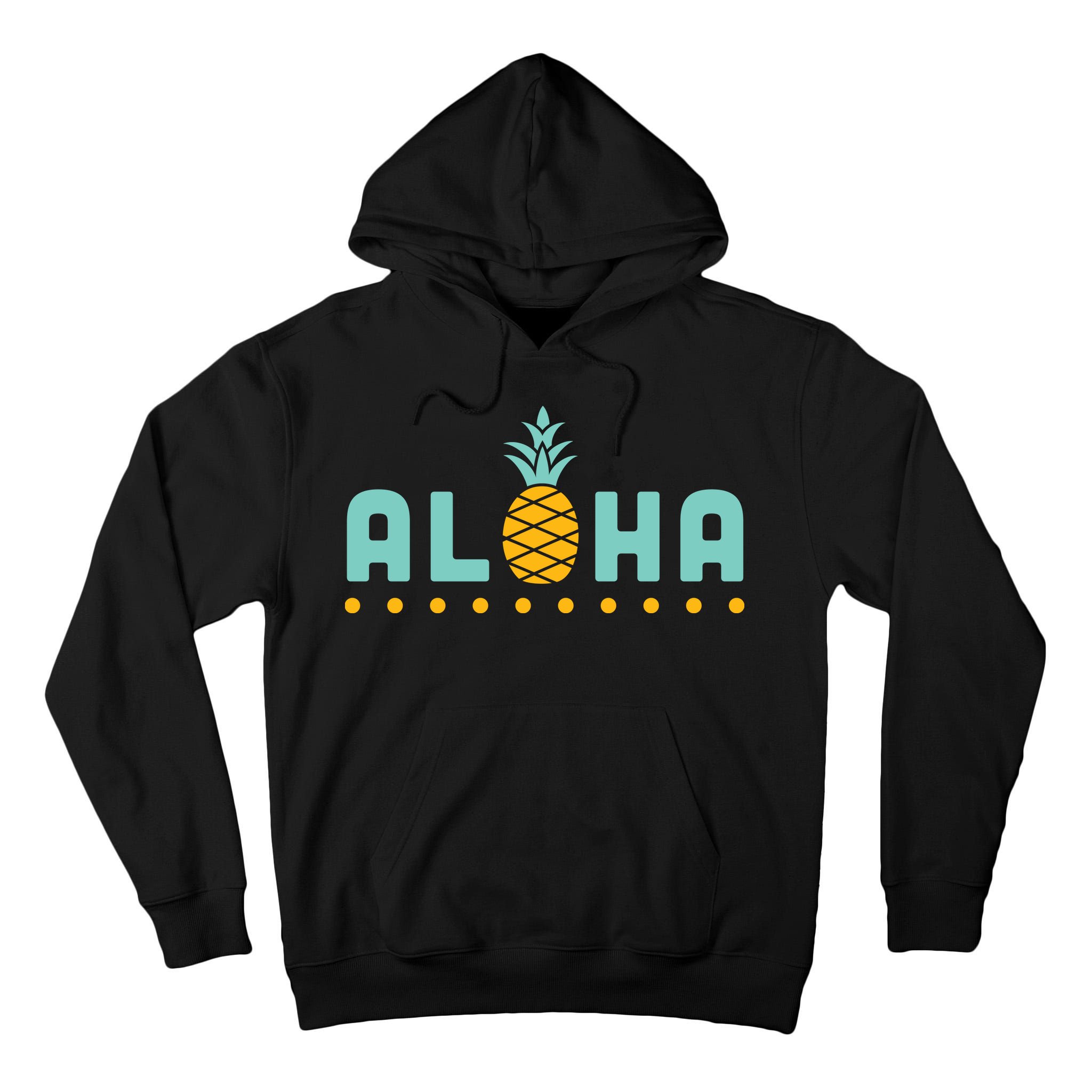 Aloha Pineapple Hawaiian Tall Hoodie