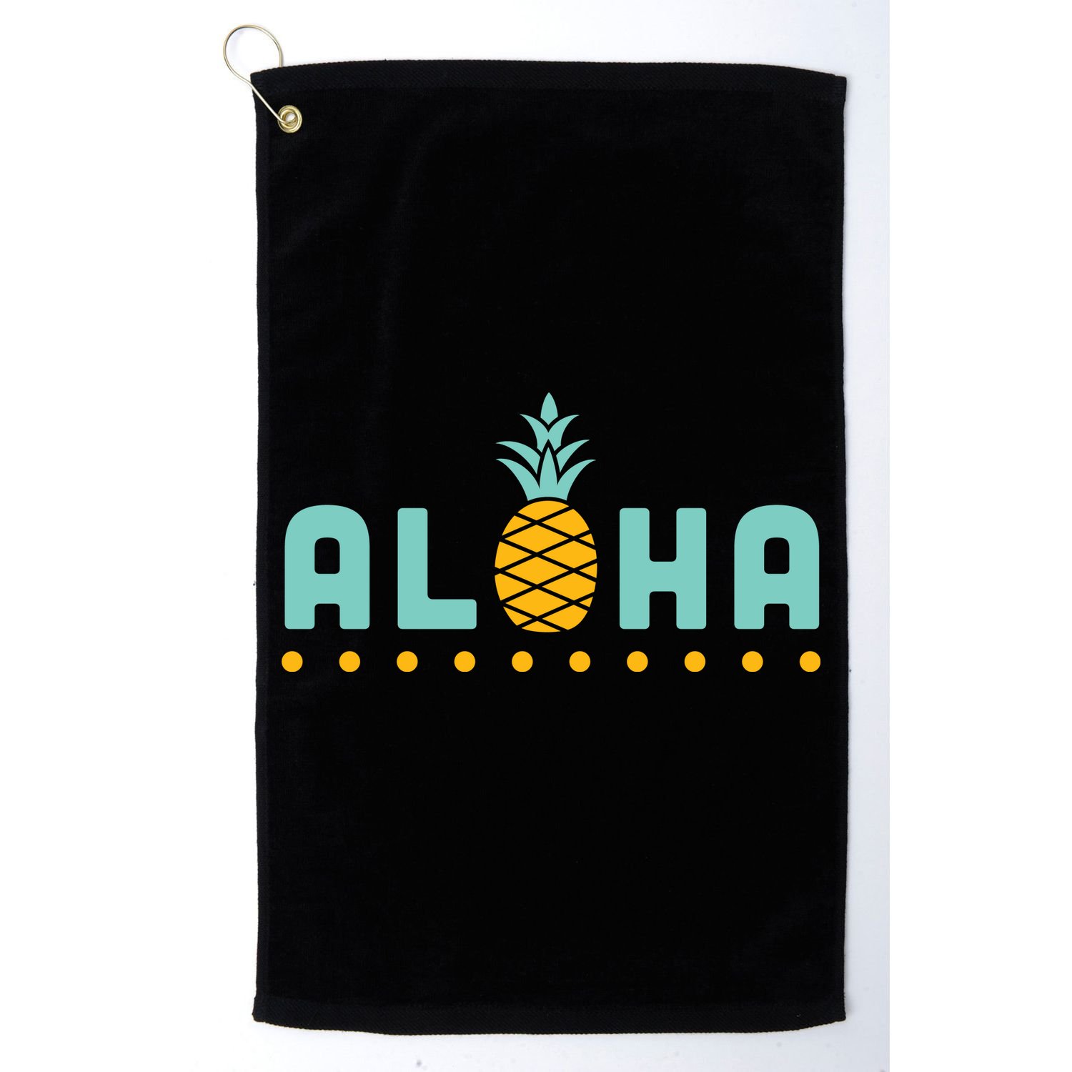 Aloha Pineapple Hawaiian Golf Towel
