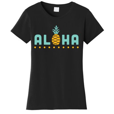 Aloha Pineapple Hawaiian Women's T-Shirt