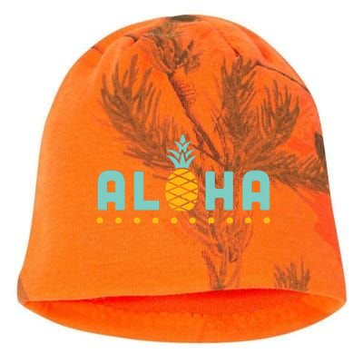 Aloha Pineapple Hawaiian Kati - Camo Knit Beanie