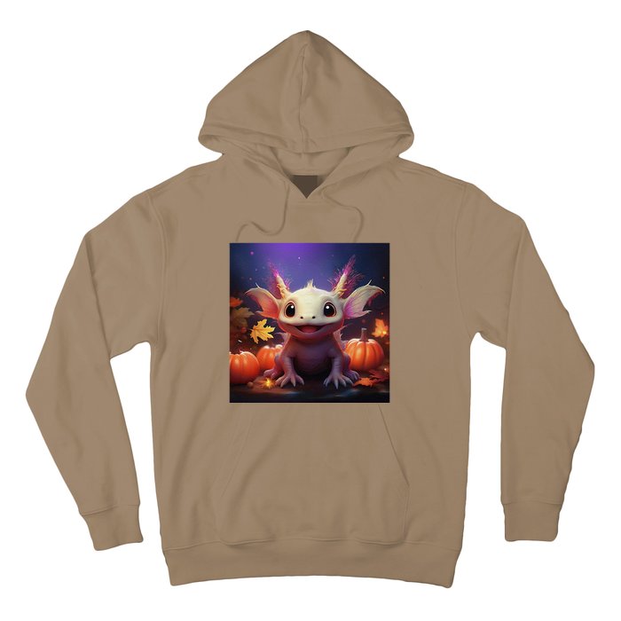 Axolotl Pumpkin – Halloween Thanksgiving Fall Harvest Hoodie