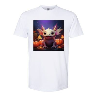 Axolotl Pumpkin – Halloween Thanksgiving Fall Harvest Softstyle® CVC T-Shirt