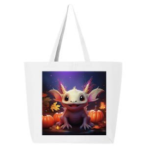 Axolotl Pumpkin – Halloween Thanksgiving Fall Harvest 25L Jumbo Tote