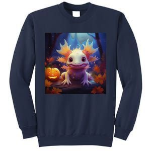 Axolotl Pumpkin – Halloween Thanksgiving Fall Harvest Sweatshirt