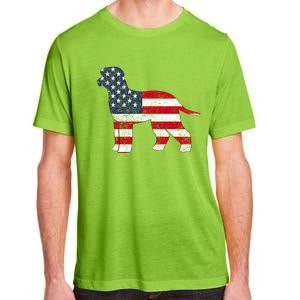 American Patriotic Irish Water Spaniel Acz134a Meaningful Gift Adult ChromaSoft Performance T-Shirt