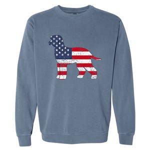 American Patriotic Irish Water Spaniel Acz134a Meaningful Gift Garment-Dyed Sweatshirt