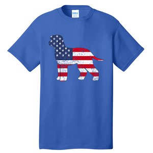 American Patriotic Irish Water Spaniel Acz134a Meaningful Gift Tall T-Shirt