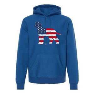 American Patriotic Irish Water Spaniel Acz134a Meaningful Gift Premium Hoodie