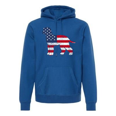 American Patriotic Irish Water Spaniel Acz134a Meaningful Gift Premium Hoodie