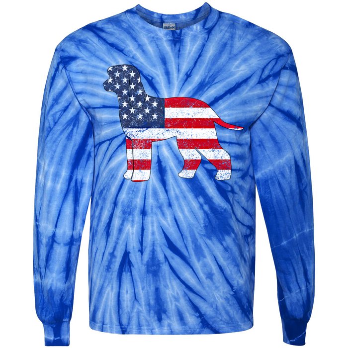 American Patriotic Irish Water Spaniel Acz134a Meaningful Gift Tie-Dye Long Sleeve Shirt