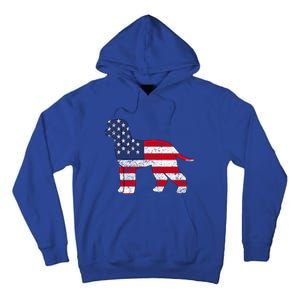 American Patriotic Irish Water Spaniel Acz134a Meaningful Gift Tall Hoodie