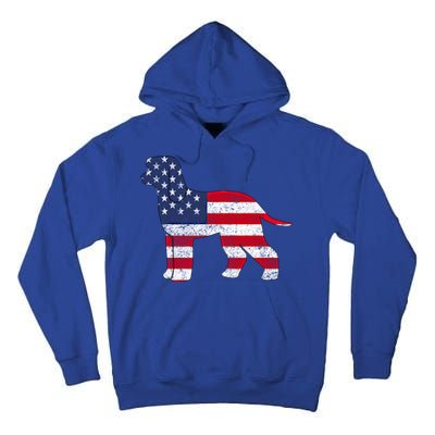 American Patriotic Irish Water Spaniel Acz134a Meaningful Gift Tall Hoodie