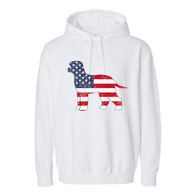 American Patriotic Irish Water Spaniel Acz134a Meaningful Gift Garment-Dyed Fleece Hoodie