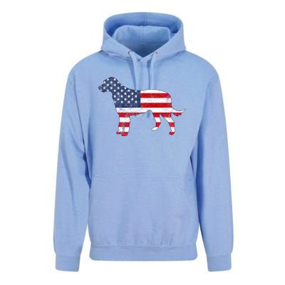 American Patriotic Irish Wolfhound Acz167a Gift Unisex Surf Hoodie