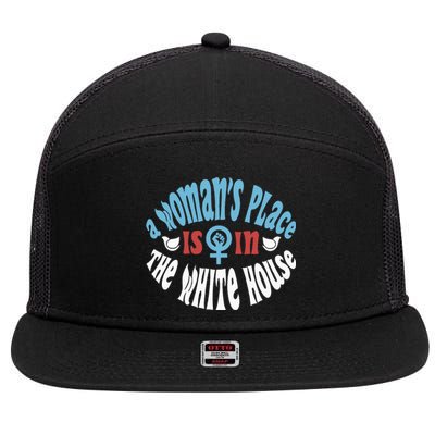 A Place Is In The White House 7 Panel Mesh Trucker Snapback Hat