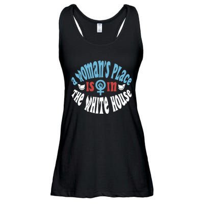 A Place Is In The White House Ladies Essential Flowy Tank