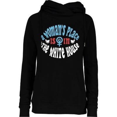 A Place Is In The White House Womens Funnel Neck Pullover Hood