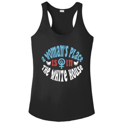 A Place Is In The White House Ladies PosiCharge Competitor Racerback Tank