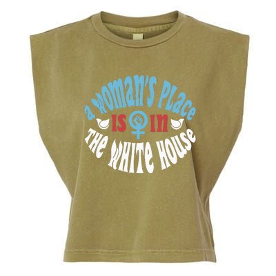 A Place Is In The White House Garment-Dyed Women's Muscle Tee