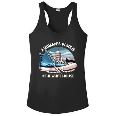 A Place Is In The White House Kamala Harris President Gift Ladies PosiCharge Competitor Racerback Tank