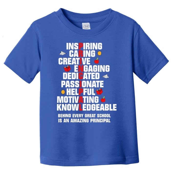 Amazing Principal Inspirational Appreciation Gift Toddler T-Shirt