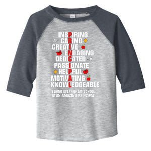 Amazing Principal Inspirational Appreciation Gift Toddler Fine Jersey T-Shirt