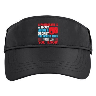 A Photograph Is A Secret About A Secret The More It Tells You The Less You Know Adult Drive Performance Visor