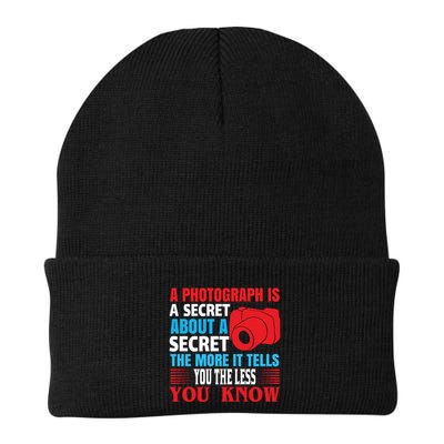 A Photograph Is A Secret About A Secret The More It Tells You The Less You Know Beanie